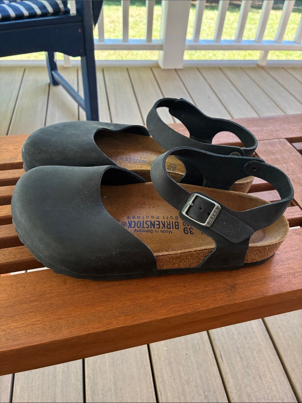 Birkenstock Messina Mary Jane sandals shoes in black nubuck leather